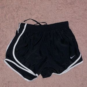 Nike black running shorts